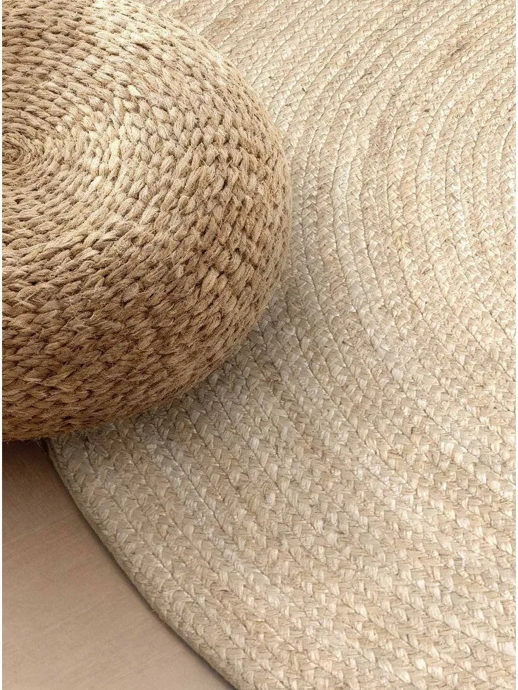 Tappeto colore naturale chiaro in iuta reversibile/tessuto a mano 160x230 cm Braided – Hanse Home