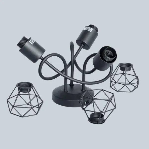 Brilagi - Plafoniera CAGE 3xE14/40W/230V