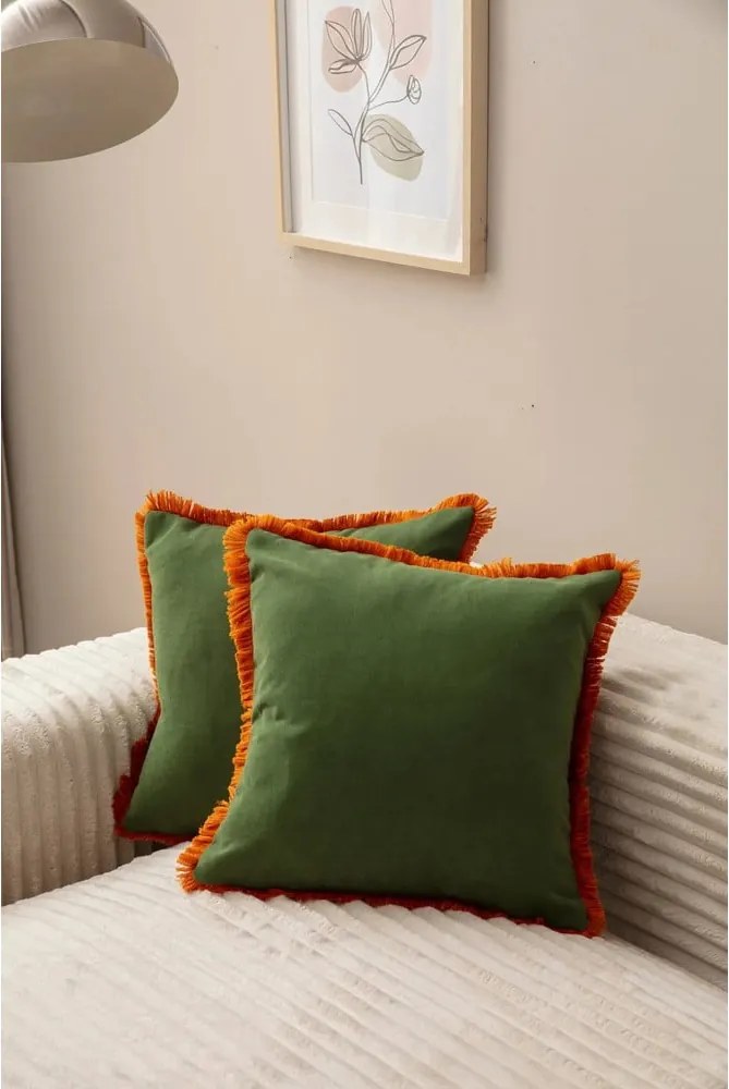 Federe decorative in set 2 pz 43x43 cm Sacakli – Mioli Decor