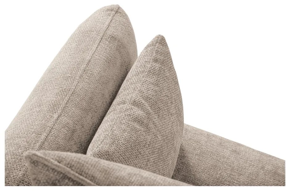 Divano angolare beige (angolo sinistro) Matera - Cosmopolitan Design