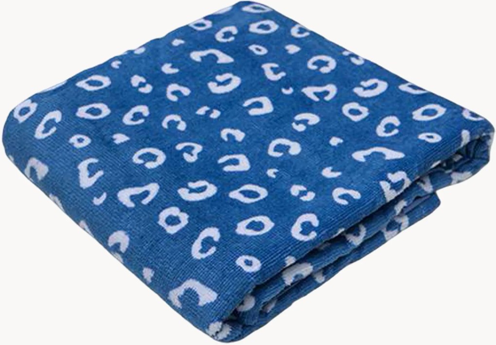 Telo mare per bambini in cotone Leopard