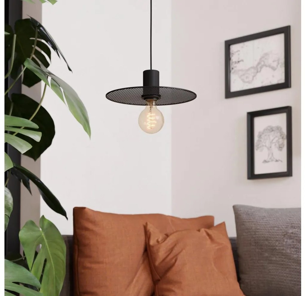 Eglo 43731 - Lampadario a sospensione con filo IKESTON 1xE27/40W/230V