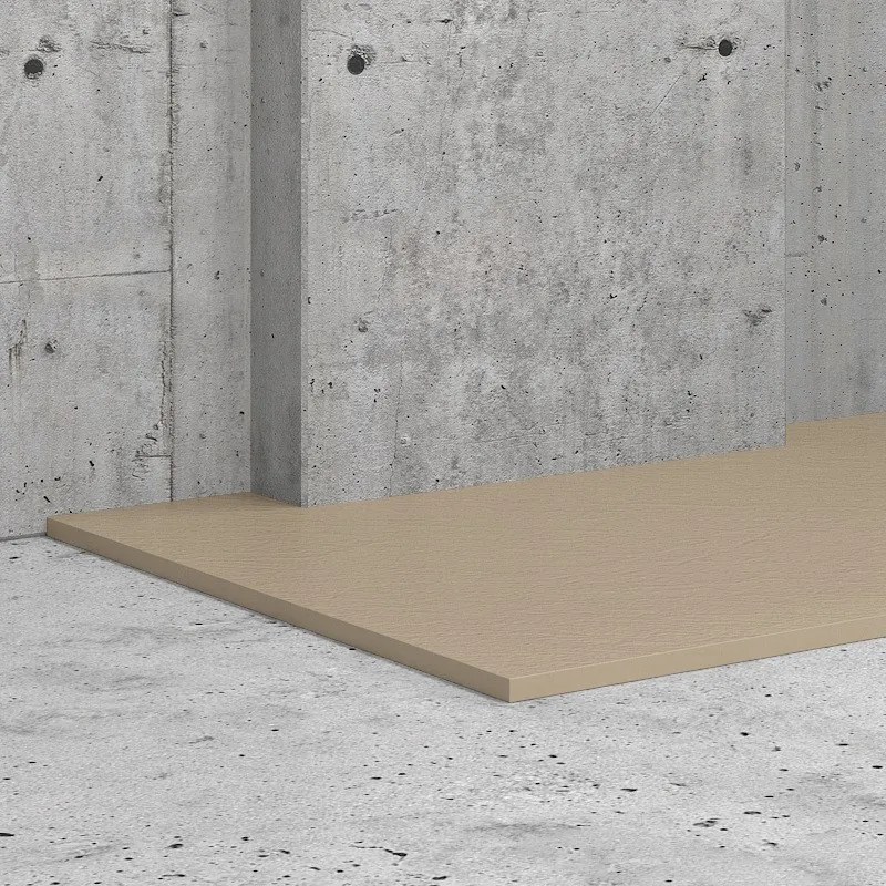 Kamalu - Piatto doccia minerlamarmo 90x160 colore tortora | KAM-CP100