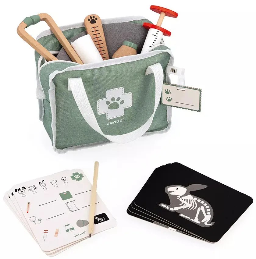Valigetta veterinaria con accessori