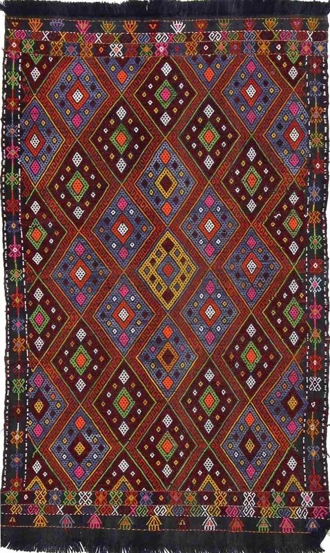 Kilim Tappeto 150 x 90 (Iran) Annodato A Mano