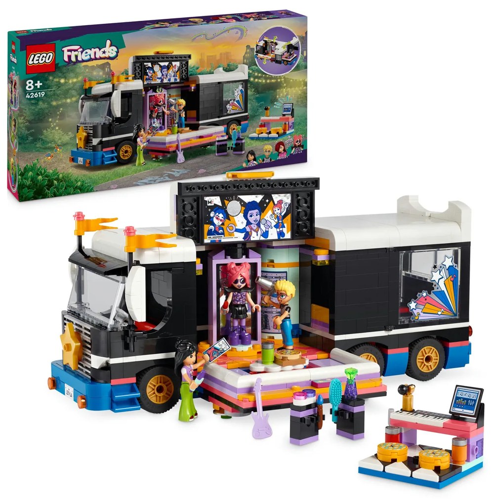 Tour bus delle pop star Lego Friends