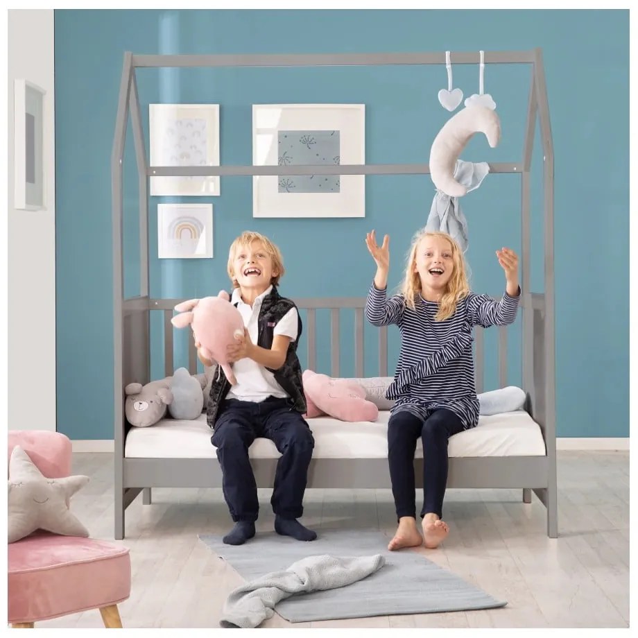 Lettino grigio 70x140 cm - Roba