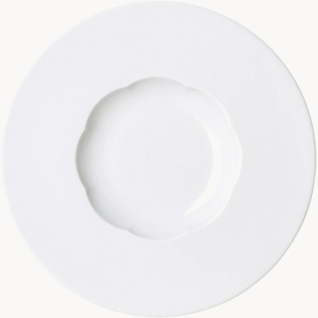 Set di 6 piatti fondi in porcellana Sonetto