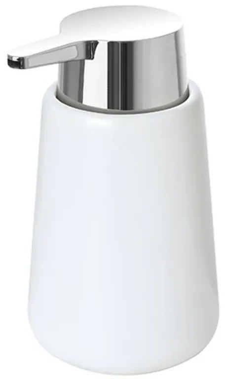 Dispenser sapone liquido in ceramica linea Sidney bianca