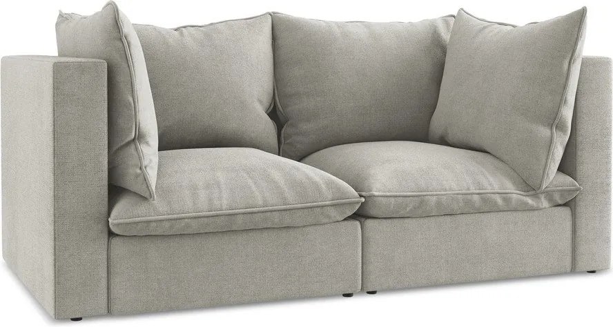 Divano grigio chiaro 180 cm Manao – Makamii