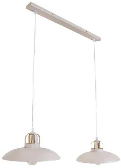 Brilagi - LED Lampadario a sospensione con filo FLAMENGO 2xE27/60W/230V beige