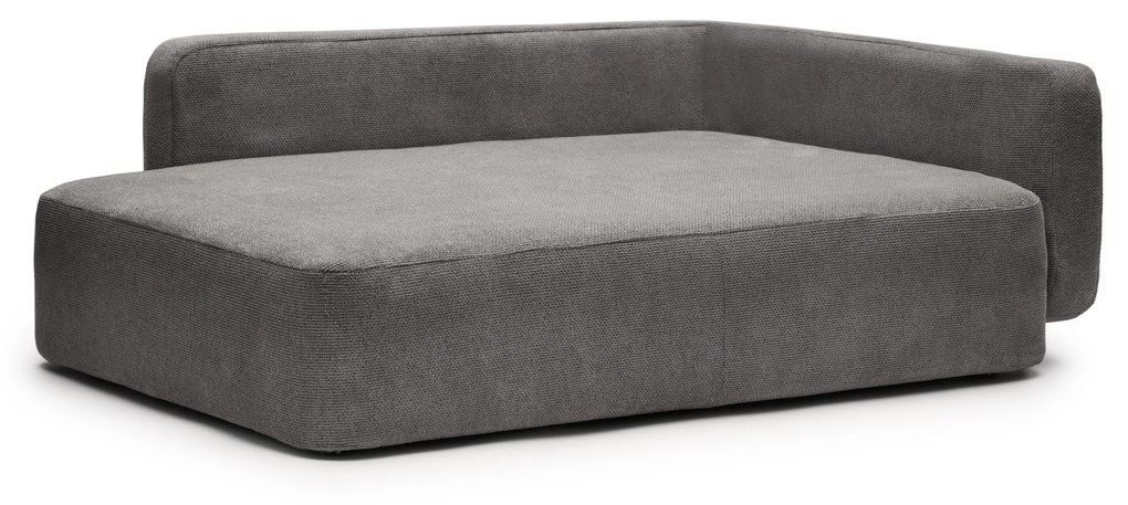 Kave Home - Fodera cuccia grande per animali Bowie grigio scuro 73 x 98 cm