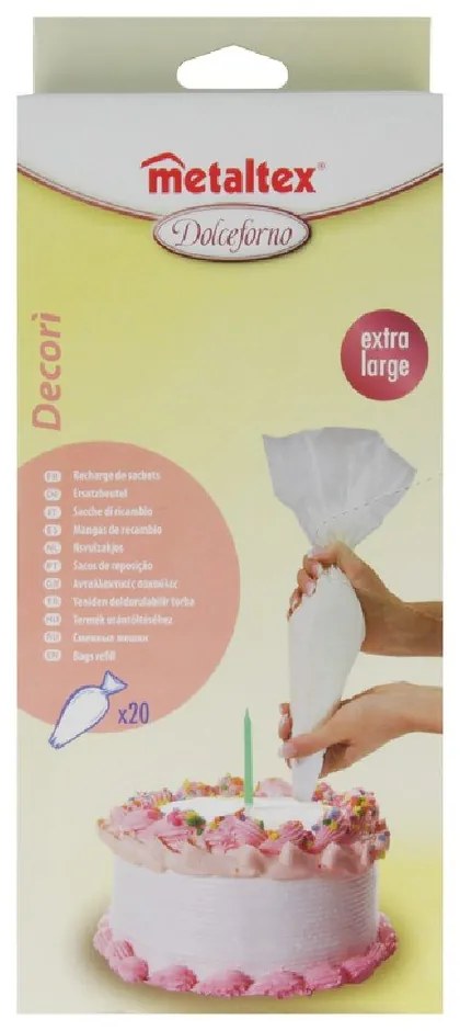 Sac à poche in plastica 20 pz – Metaltex