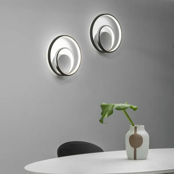 Ideal Lux - Applique a LED OZ LED/26W/230V CRI 90 nero