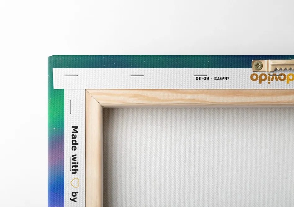 Quadro su tela – Aurora boreale norvegese