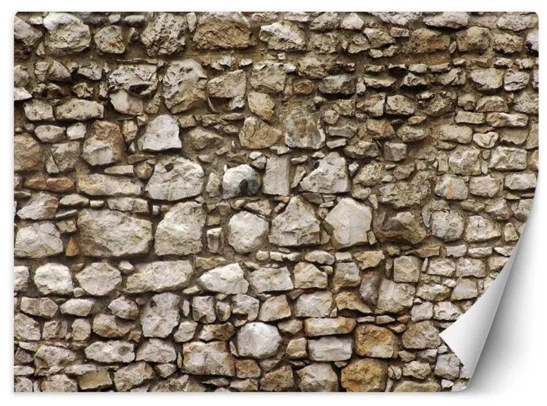 Carta Da Parati, Ottica di pietra parete Muro di pietra 3d