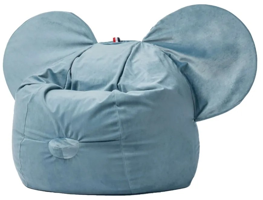 Pouf a sacco per bambini blu Ears – The Brooklyn Kids