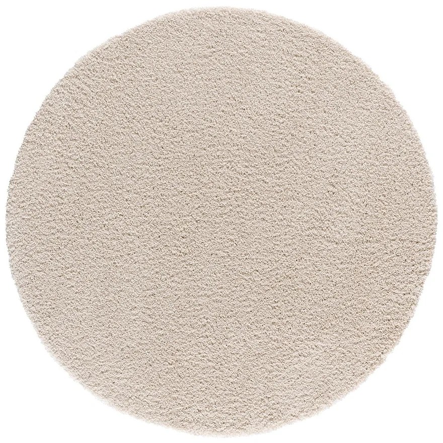 Tappeto rotondo beige ø 130 cm Norge – Universal