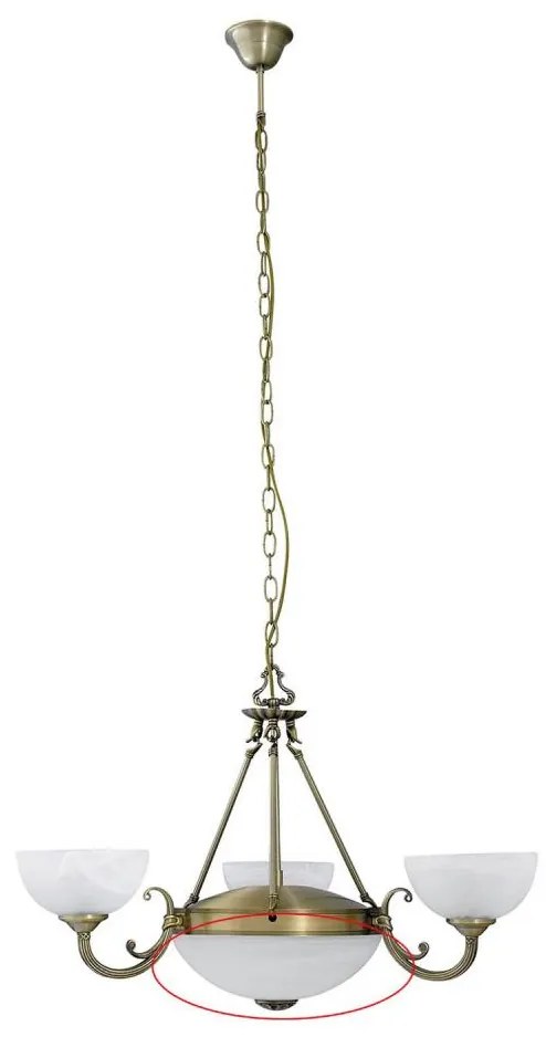 Rabalux - Vetro di ricambio per lampadario MARLENE E27