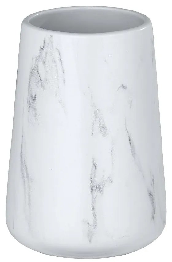 Tazza in ceramica bianca per spazzolini da denti Adrada - Wenko