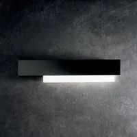 Applique Contemporanea Doha Alluminio Nero 1 Luce Led 25W