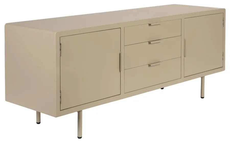 Cassettiera beige 140x55x40 cm Kos – White Label