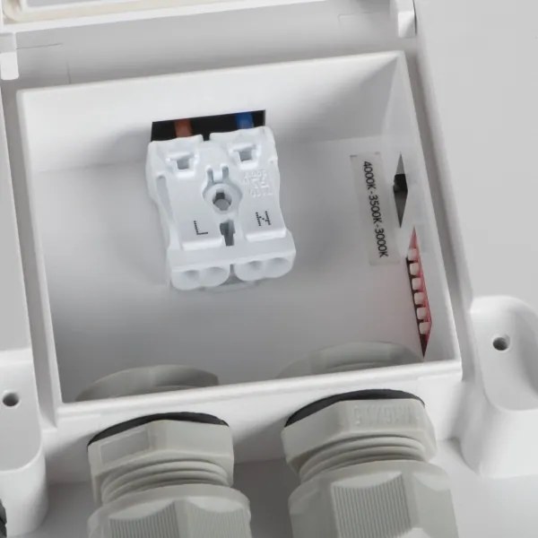 Kanlux 38775 - Lampada LED da esterno con sensore BENO 12/18W/230V 3000/3500/4000K IP65 bianco