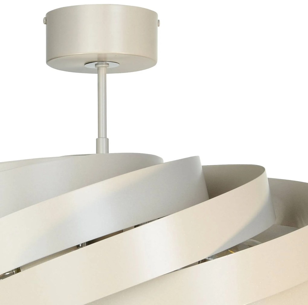 Euluna plafoniera Vento, beige, Ø 60 cm