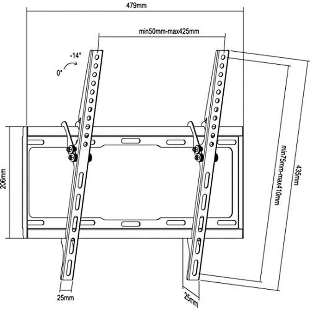 Supporto TV Equip 650311 35 kg