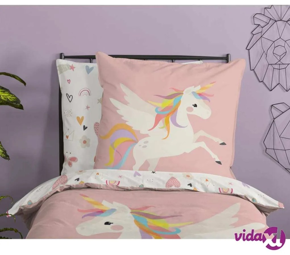 Good Morning Copripiumino per Bambini Unicorn 135x200 cm