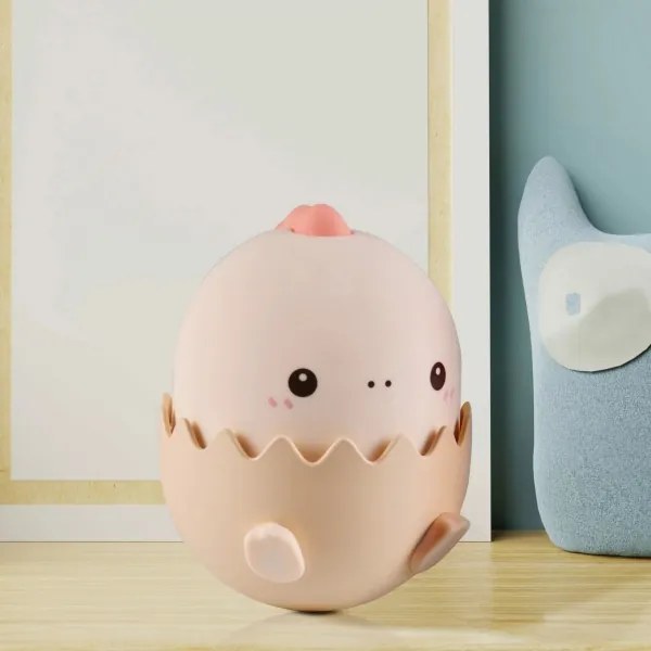 Lampada tattile per bambini a LED RGBW Dimmerabile BABY DINO LED/0,75W/5V 1200mAh rosa