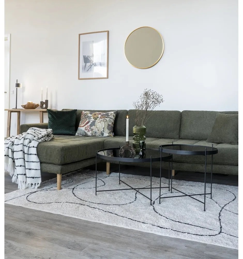 Tavolino rotondo nero ø 70 cm Venezia - House Nordic