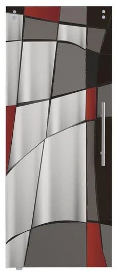 Anta per porta scorrevole Carpet6 in vetro multicolore L 88 x H 215 cm sp.10 mm sinistra