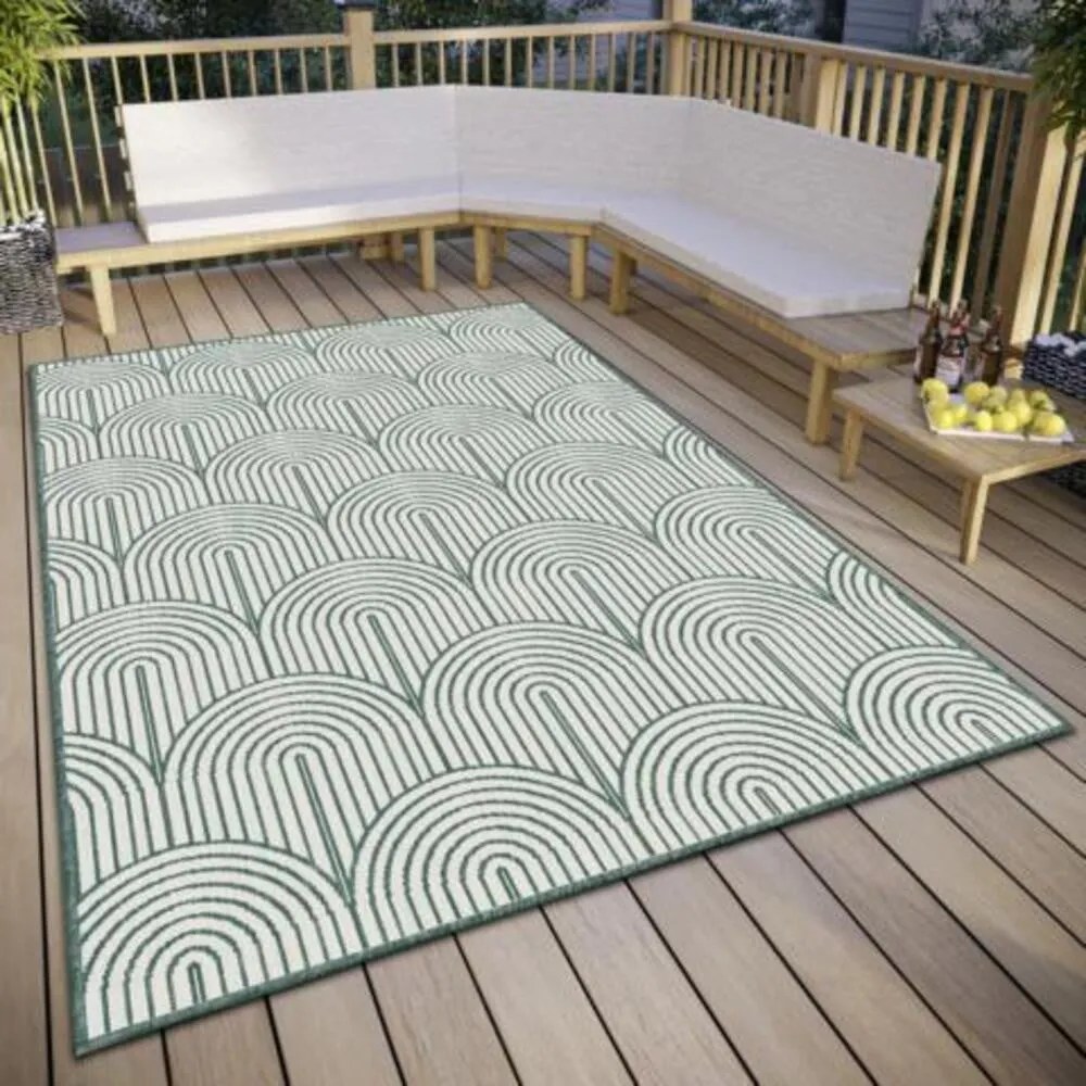 Tappeto verde per esterni 80x150 cm Pangli Green - Hanse Home