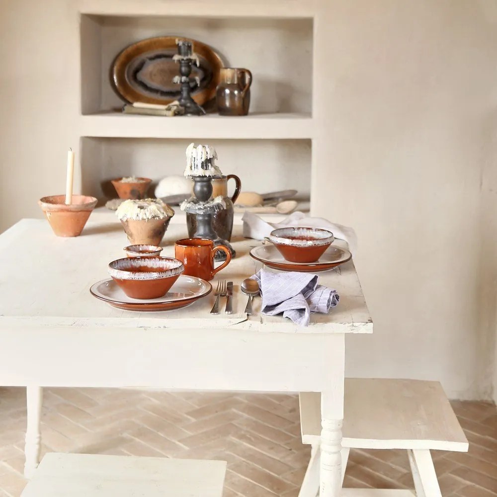 Ciotola in gres beige mattone ø 17 cm Poterie - Casafina