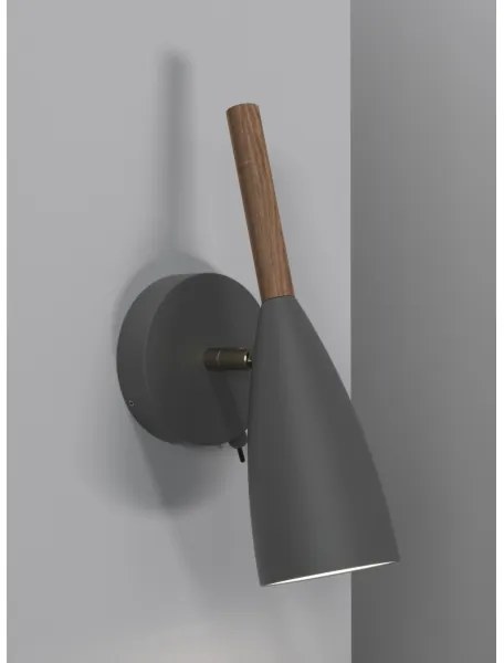 DFTP by Nordlux - Faretto da parete PURE 1xGU10/8W/230V grigio