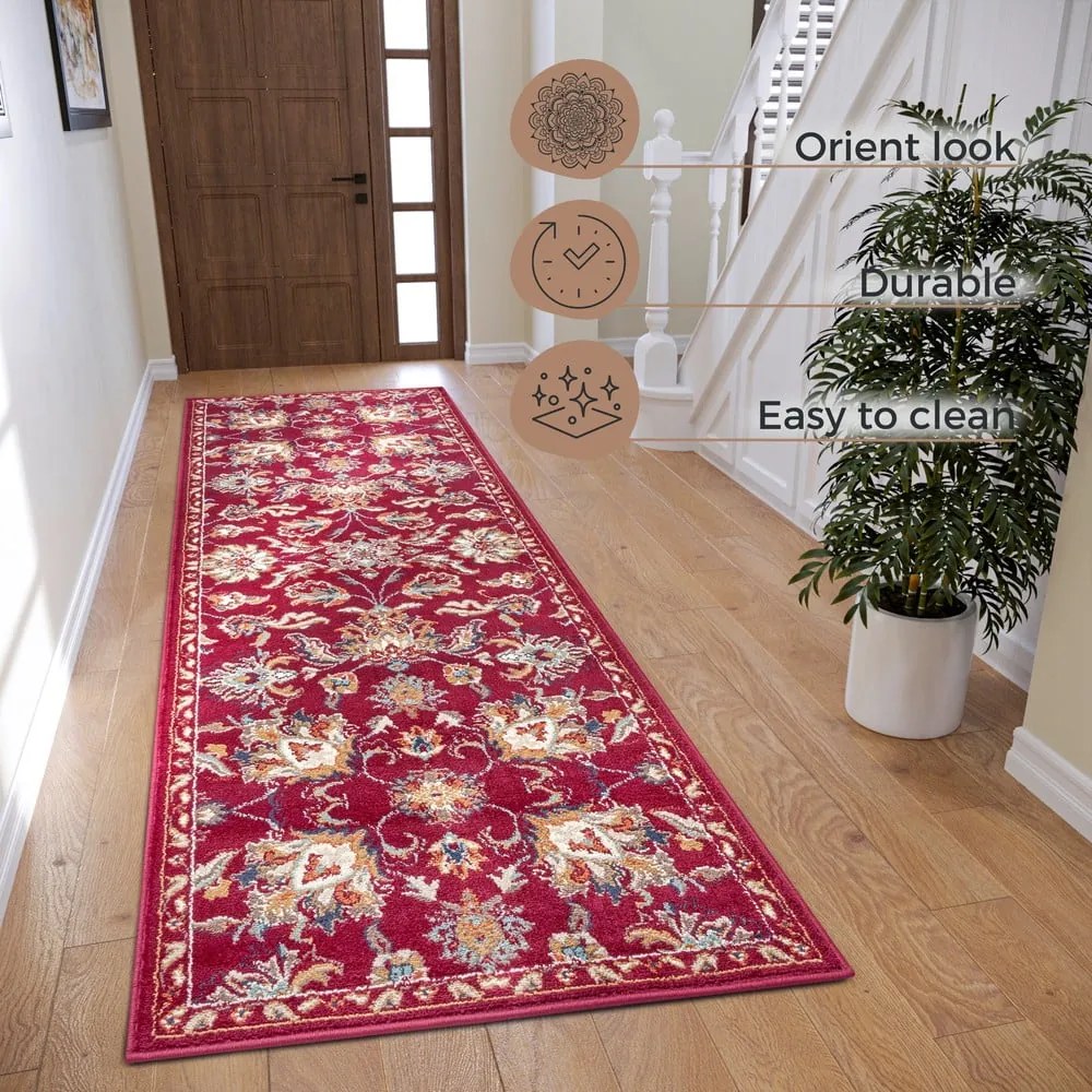 Tappeto rosso 80x240 cm Orient Caracci - Hanse Home
