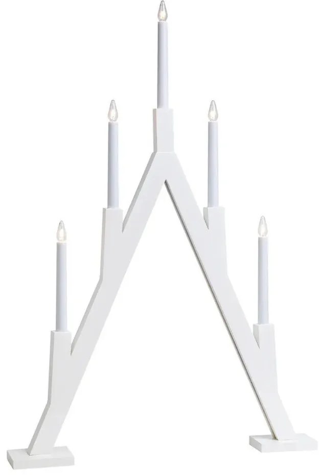 Decorazione luminosa bianca con motivo natalizio Bjurfors - Markslöjd