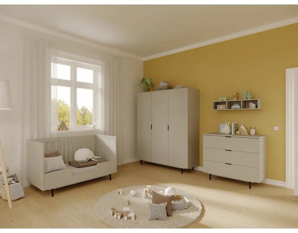 Cassettiera per bambini grigia 105x92x54 cm Tomino – Germania