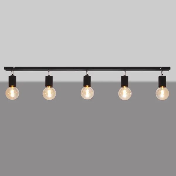 Faretto TUNE 5xE27/20W/230V nero