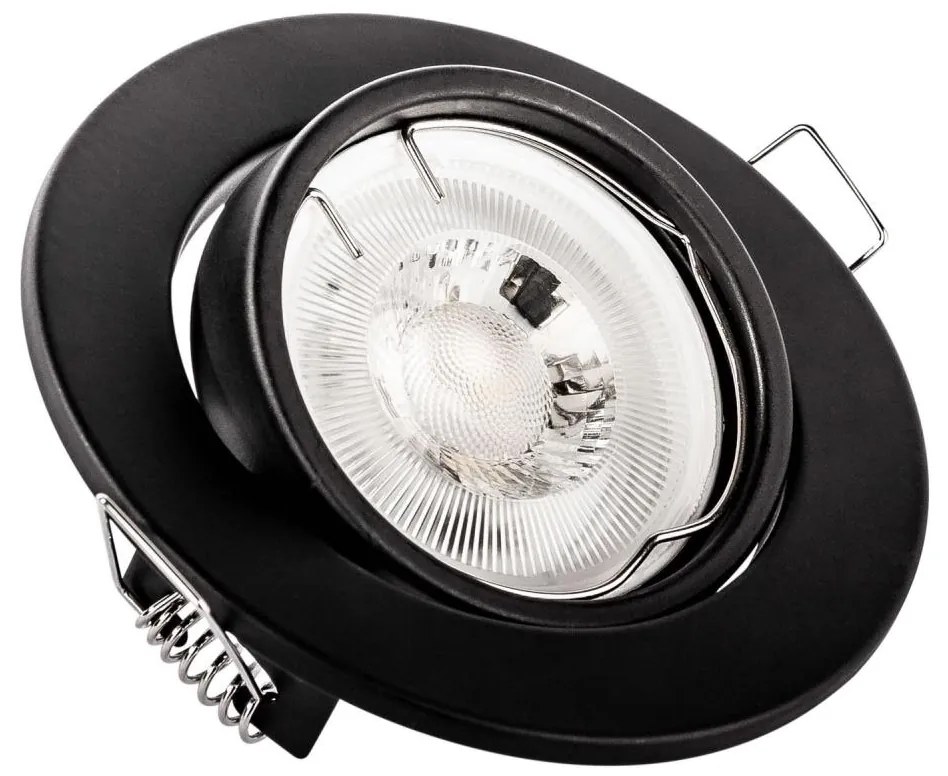 Faretto da incasso 1xGU10/MR16/10W/230V Ø 9 cm nero
