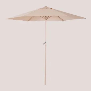Ombrellone In Tessuto E Aluminium (ø235 Cm) Jaden Rosa Incarnato Chiaro - Sklum