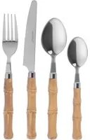 Set posate, in acciaio inox, 24 pezzi