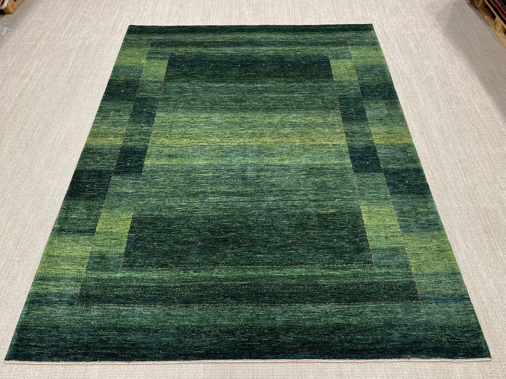 Loribaft Tappeto persiano 340 x 260 Verde (Iran) Annodato A Mano