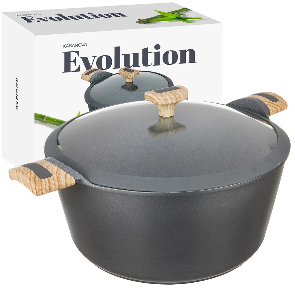 Casseruola 32 cm con coperchio Evolution