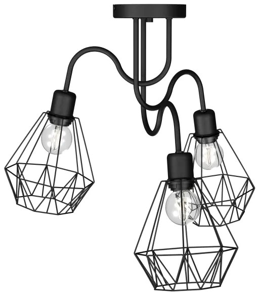 Lampadario a plafone BERGEN 3xE27/60W/230V