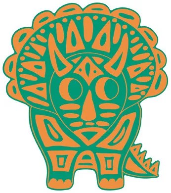 Scratch art - Sagome di dinosauri