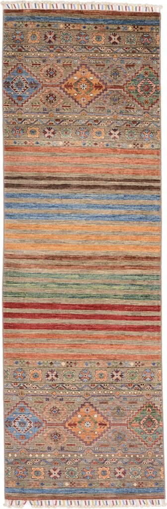 Samarkand Tappeto orientale 250x80 (Pakistan) Annodato A Mano