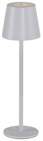 Leuchten Direkt 19250-16-LED Lampada ricaricabile da esterno EURIA LED/3W/5V IP54 bianco