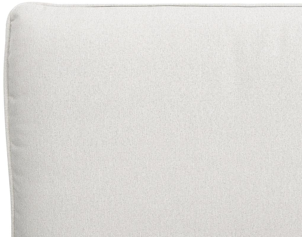Letto matrimoniale tessuto grigio 180 x 200 cm CORIO Beliani